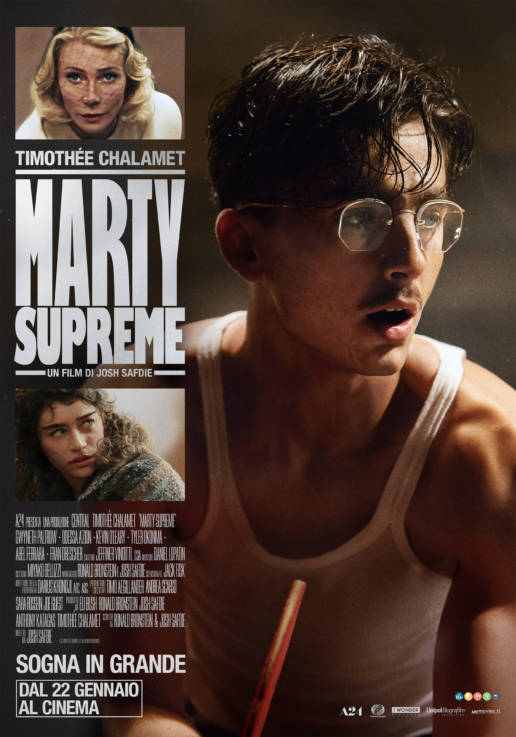 Marty Supreme, film con Timothee Chalamet